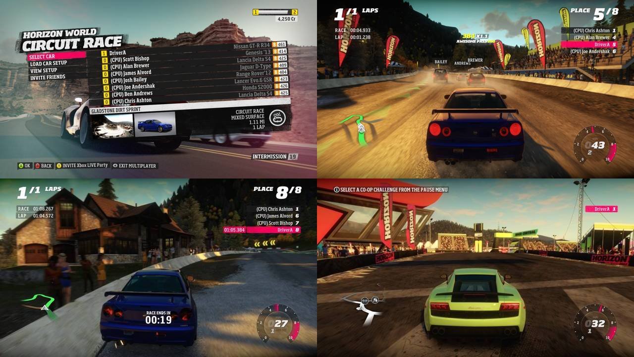 The Horizon World online playlist lobby