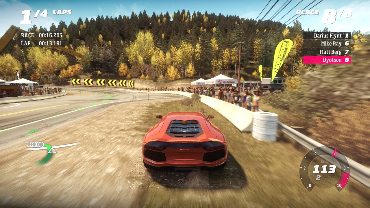 A circuit race against seven AI drivers